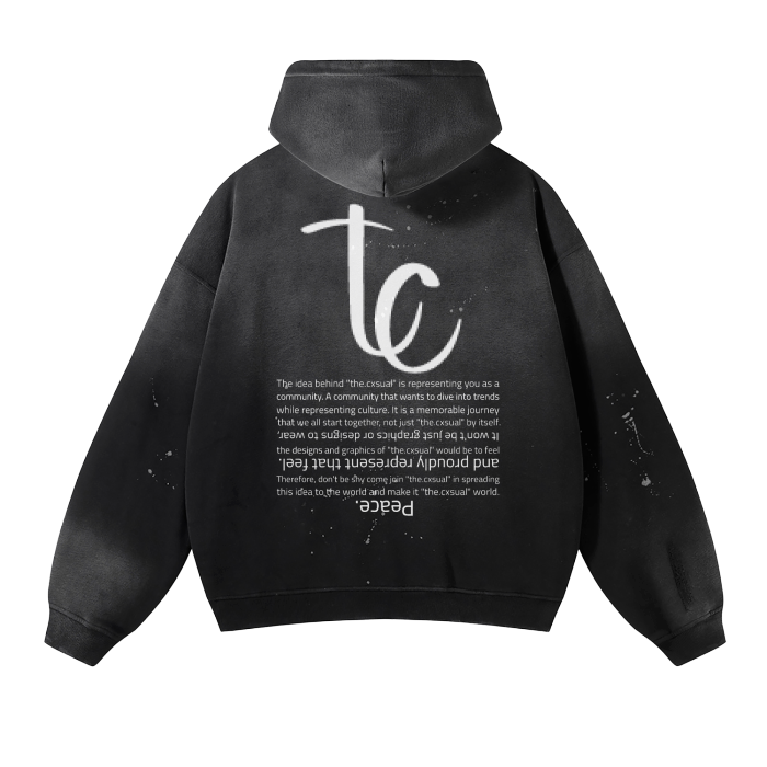 the.cxsual drop dhoulder hoodie